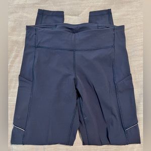 Lululemon Speed Up Mid-rise Tight 28”, Leggings with Pockets, True Navy